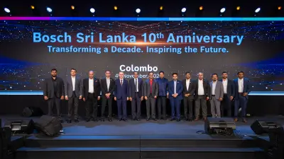 Business partners felicitation and the ceremonial toast. 